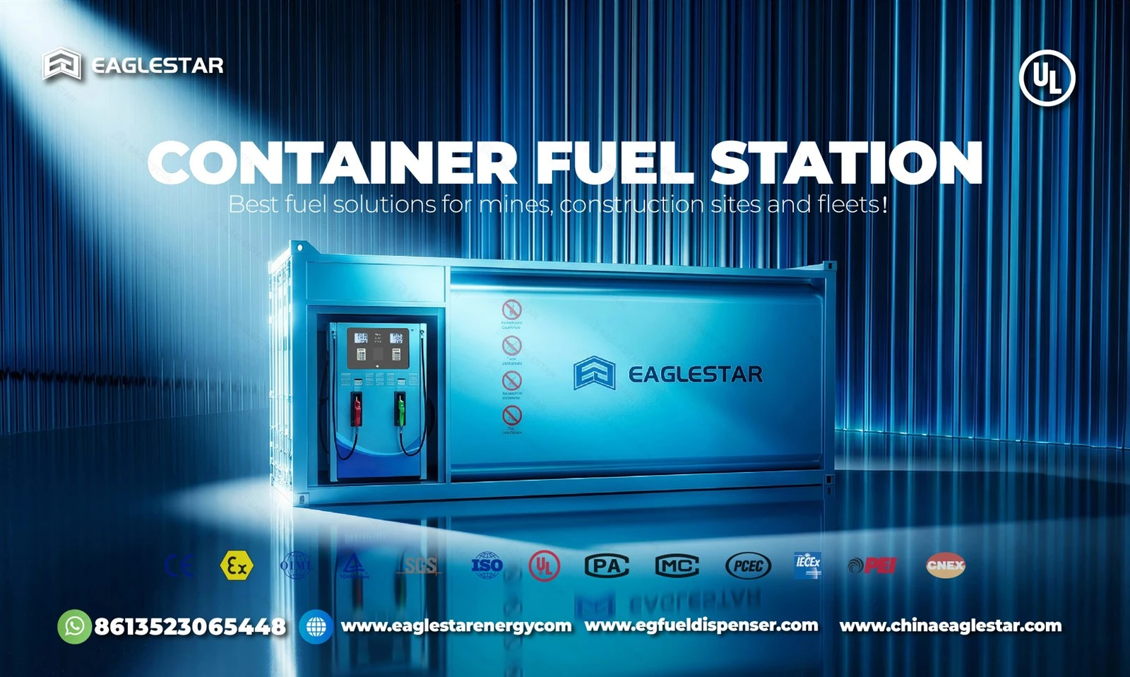 Eaglestar Skid-Mounted Container Fuel Station Eaglestar Skid-Mounted Container Fuel Station